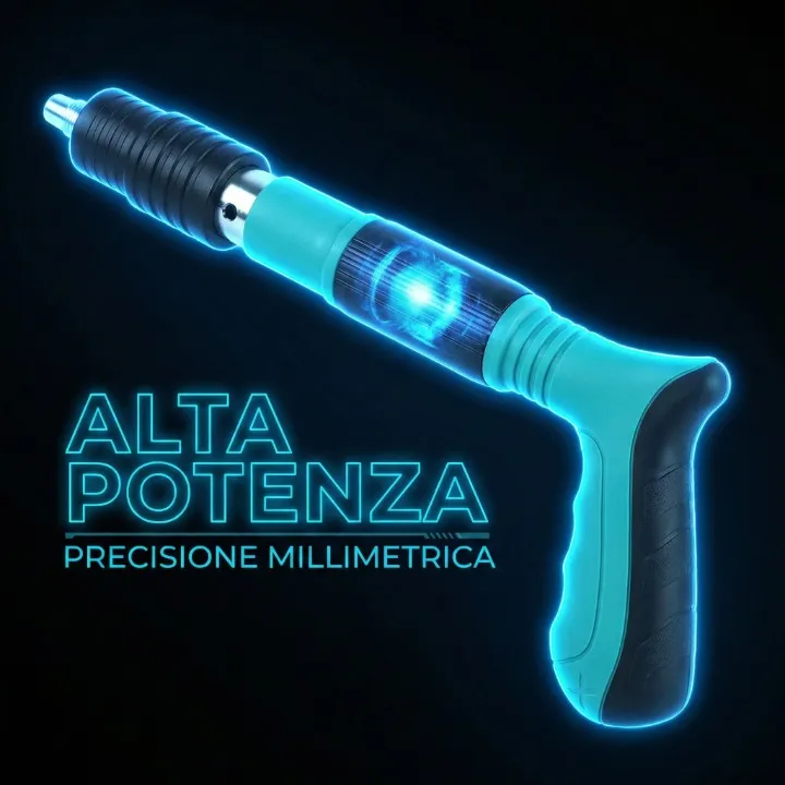 Rivettatrice su legno e superfici metalliche