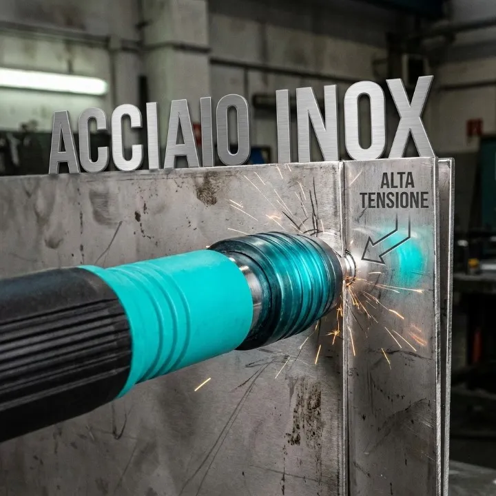 Rivettatrice su legno e superfici metalliche