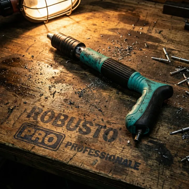 Rivettatrice su legno e superfici metalliche