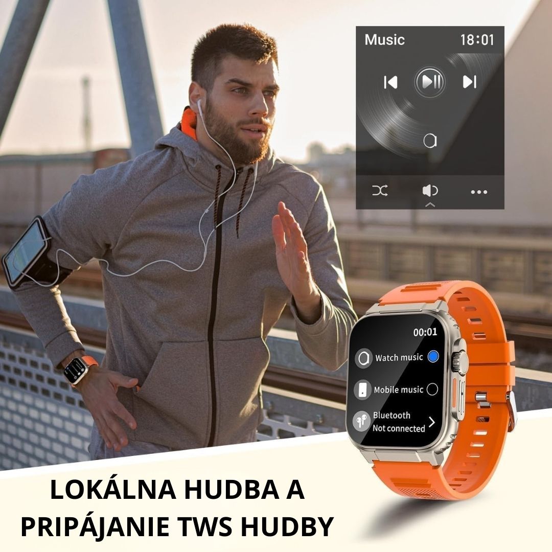 Monitorovanie zdravia smartwatch